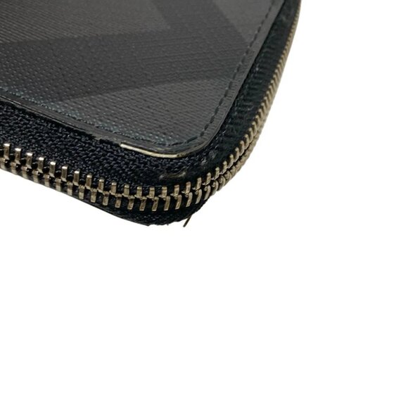 Auth Burberry - Dark Gray Black PVC Coin Case - Picture 3 of 7